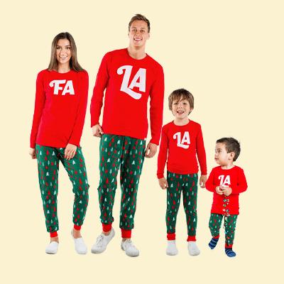 Santa and elf family pajamas deals