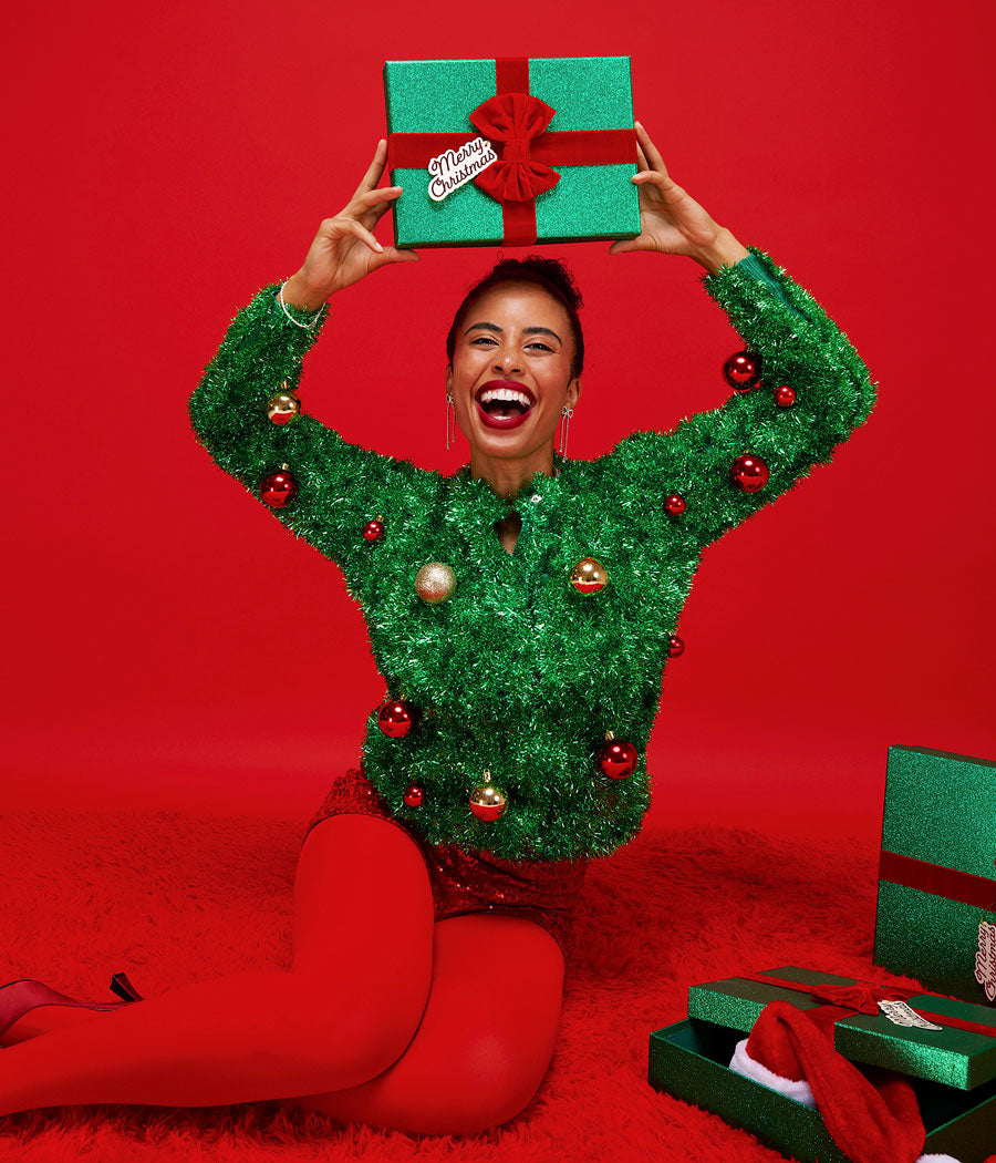 Funny Christmas Ladies Christmas Jumper Sale Rude Christmas Tree