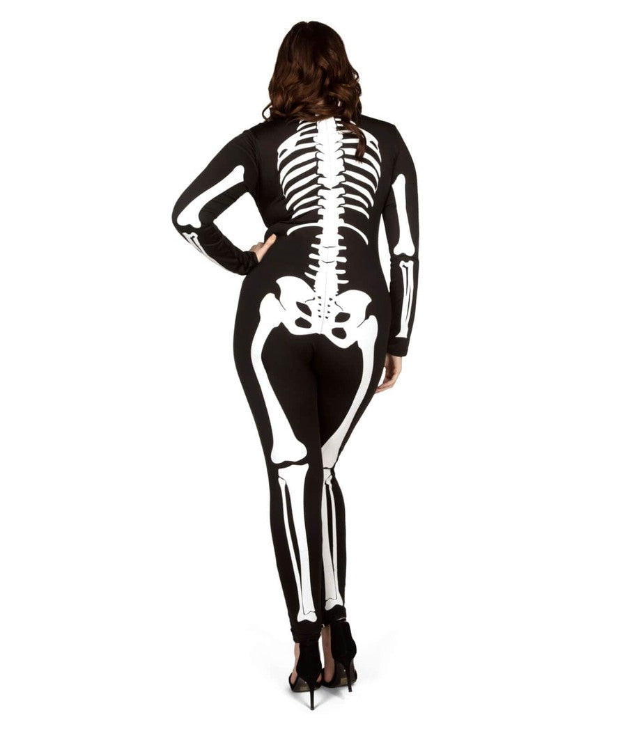 Skeleton Plus Size Bodysuit Costume