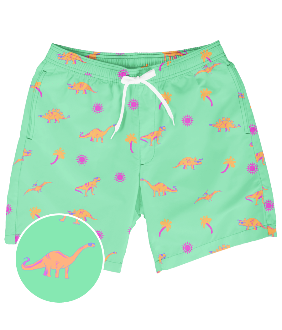 Dino swim trunks shop