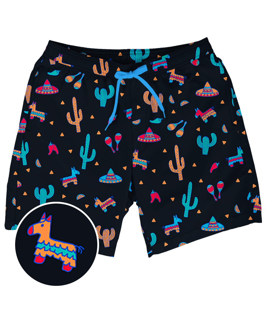 Midnight Fiesta Stretch Swim Trunks - 7.5" Inseam