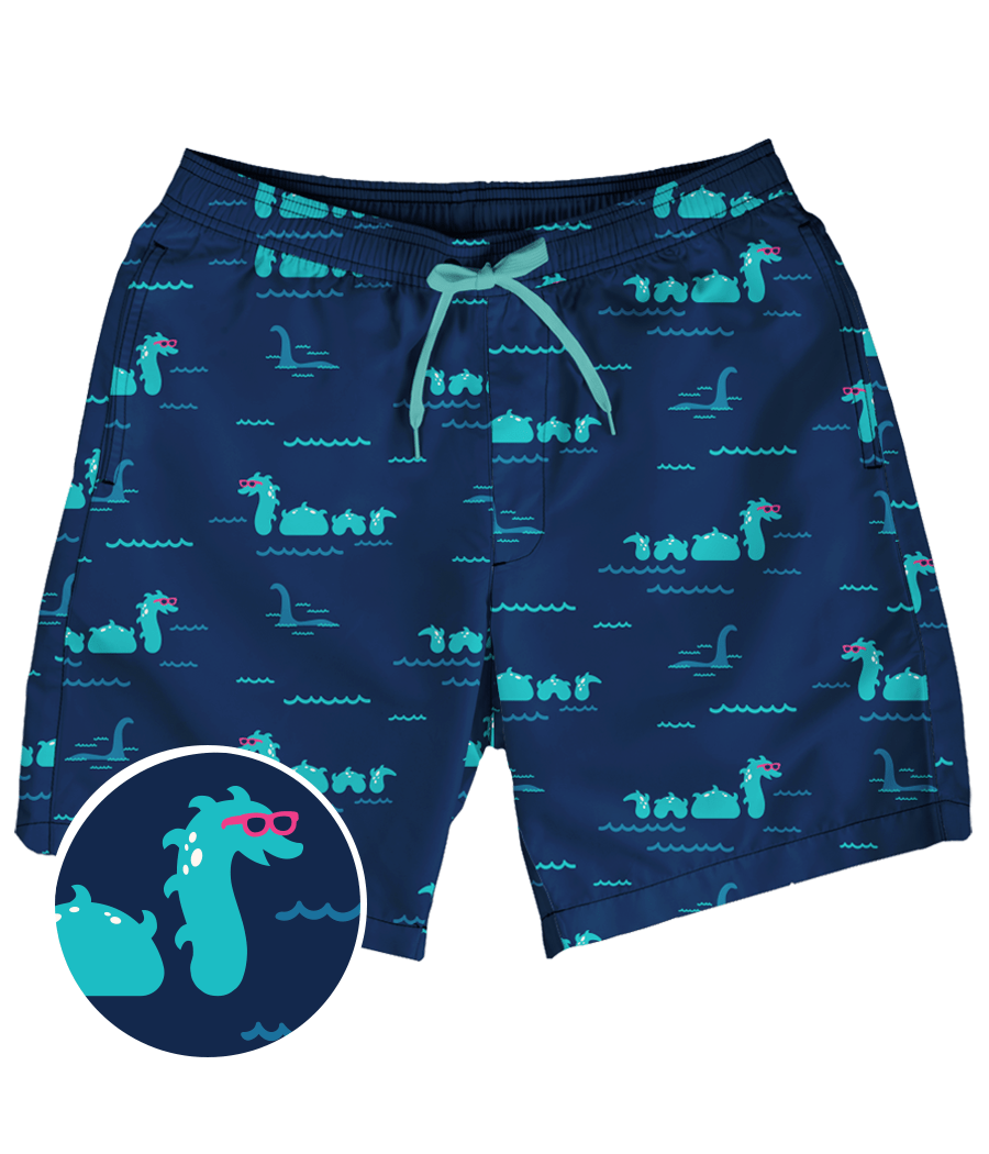 Nothin' But Nessy Stretch Swim Trunks