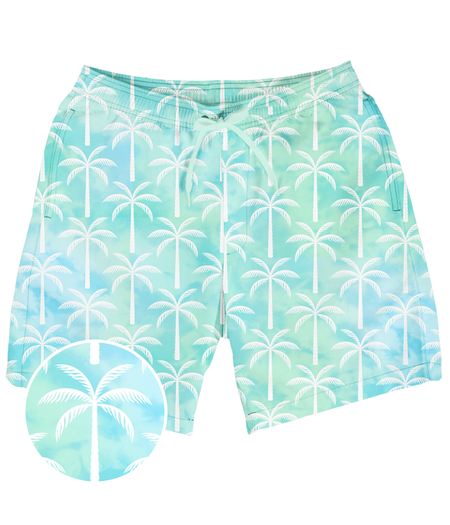 Paradise Palm Stretch Swim Trunks