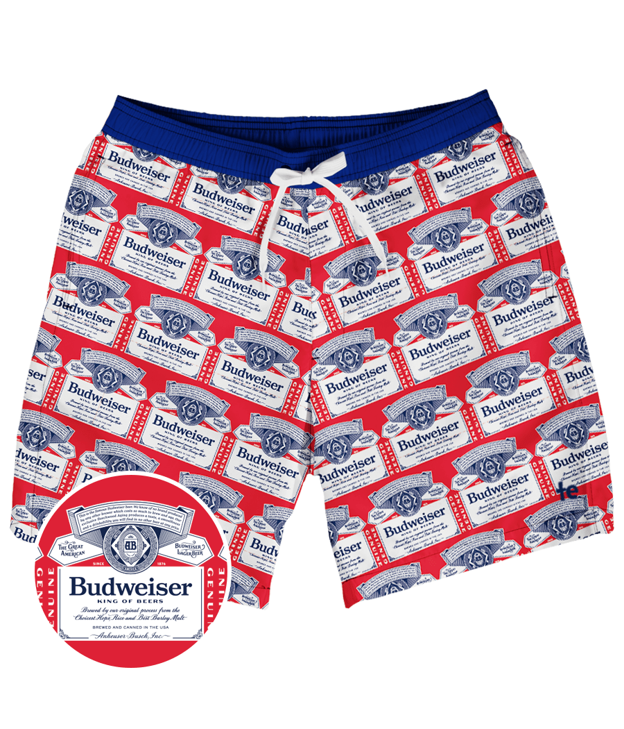 Budweiser bathing sale suit mens