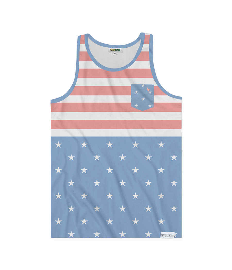 Men's Faded Flag Tank Top