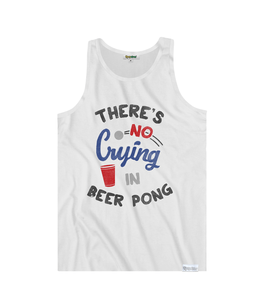 Men's No Crying in Beer Pong Tank Top