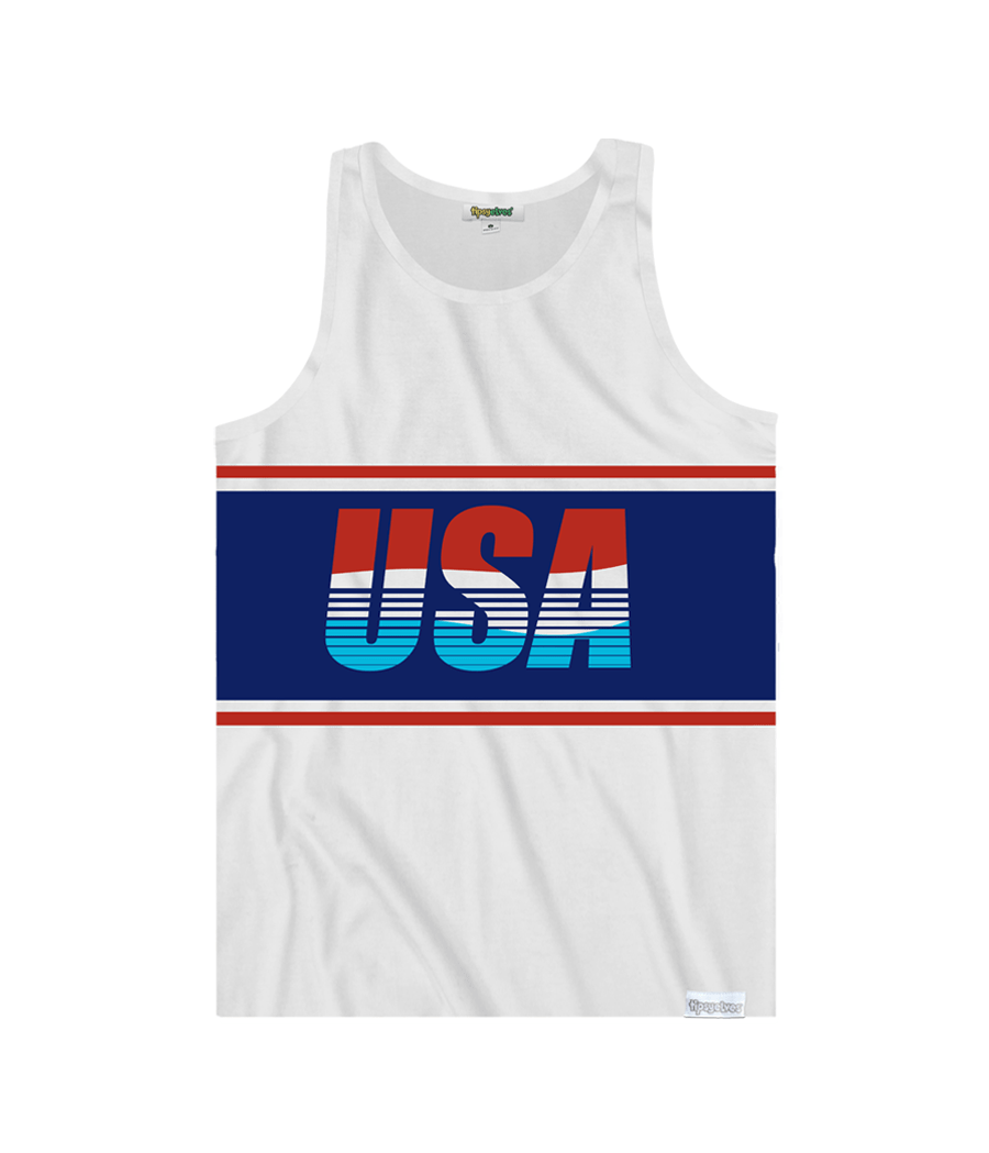 Men's Retro Patriotic Tank Image 2