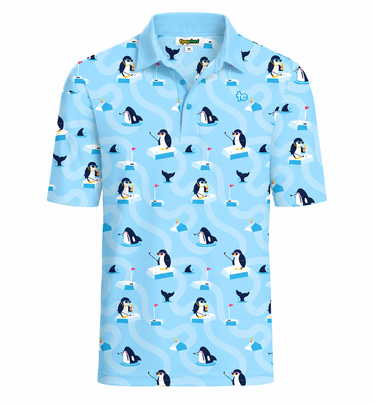 Penguin Putter Golf Polo: Men's Golf Outfits | Tipsy Elves