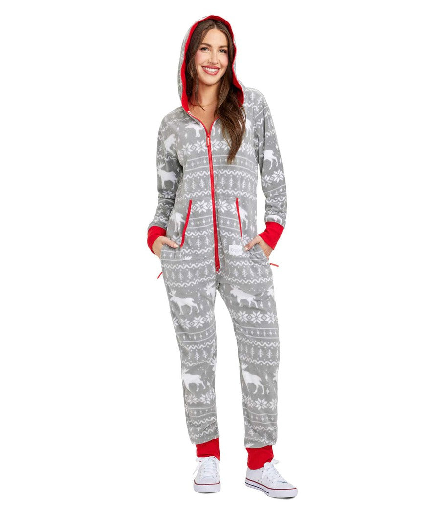 Grey Moose Women's Christmas Jumpsuit Tipsy Elves