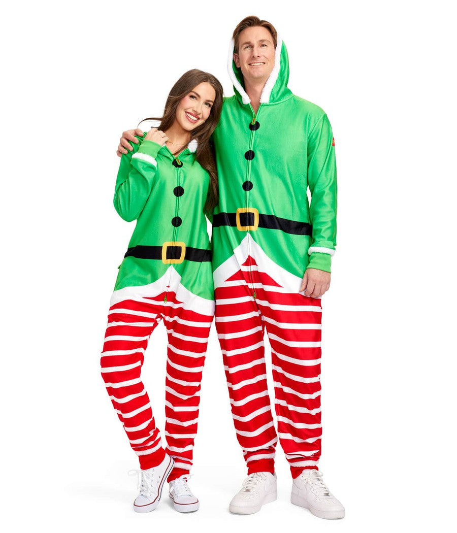 Matching Elf Couples Jumpsuits