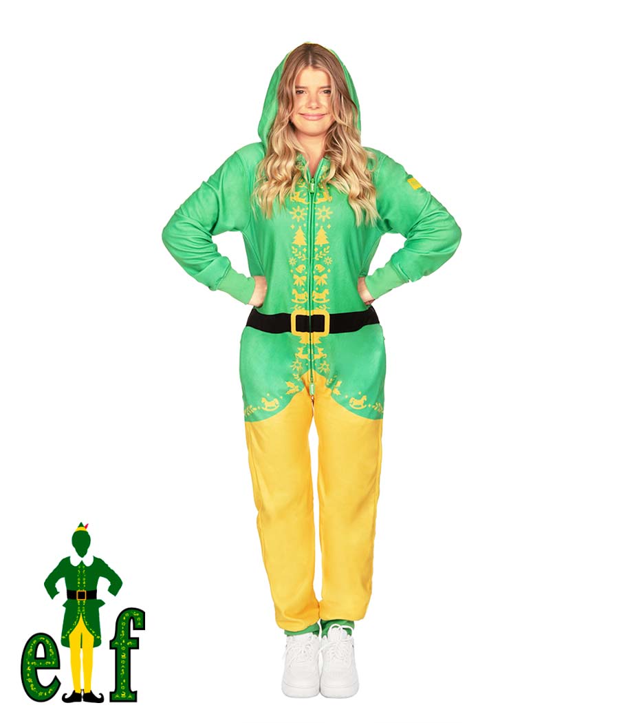 Women's Buddy the Elf Jumpsuit Women's Buddy the Elf Jumpsuit