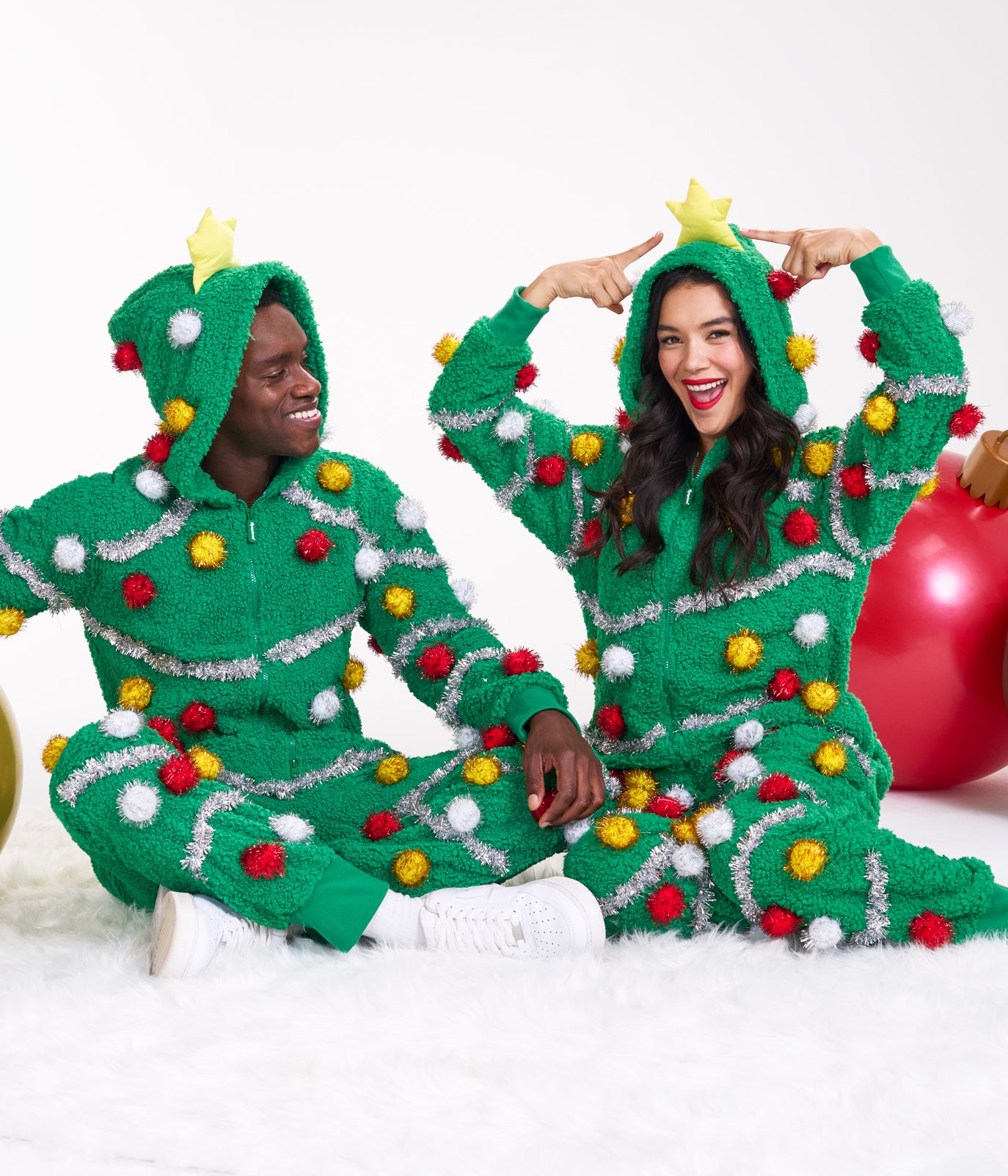 couples christmas suit and dress Matching Oh Tree Jumpsuit 50's dresses Jordan Brooklyn Women's Tank Color:English Violet This Christmas suit isnt Elegant christmas