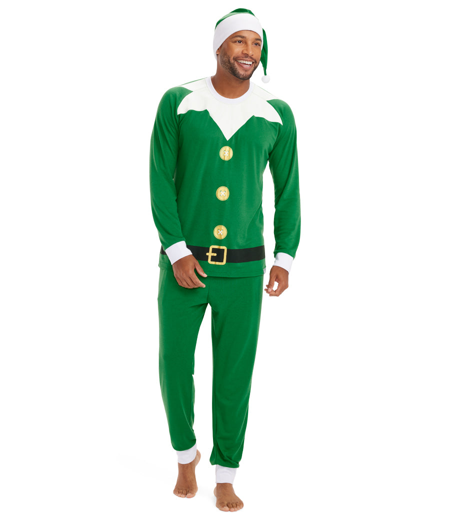 Elf Pajama Set: Men's Christmas Outfits Tipsy Elves - Main Image