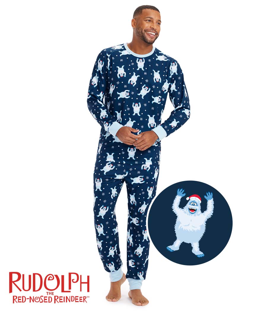 Bumble Pajama Set: Men's Christmas Outfits Tipsy Elves