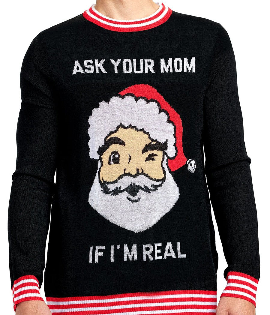 Men's Ask Your Mom Ugly Christmas Sweater