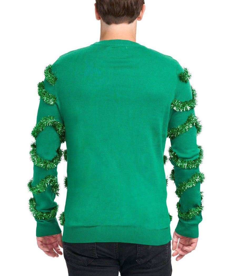 Men's Gaudy Garland Ugly Christmas Sweater Image 3