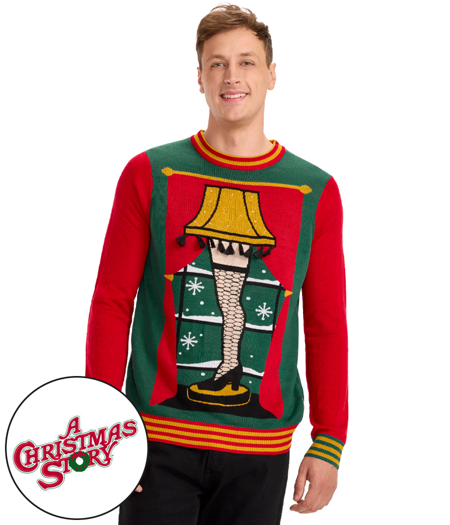 christmas story sweater dress Holiday Sweater Dress