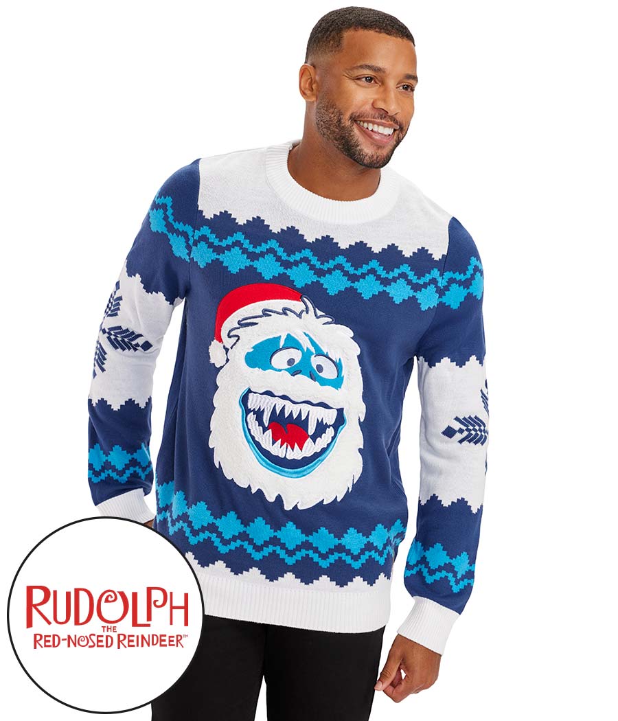 Bumble Ugly Christmas Sweater: Men's Christmas Outfits Tipsy Elves