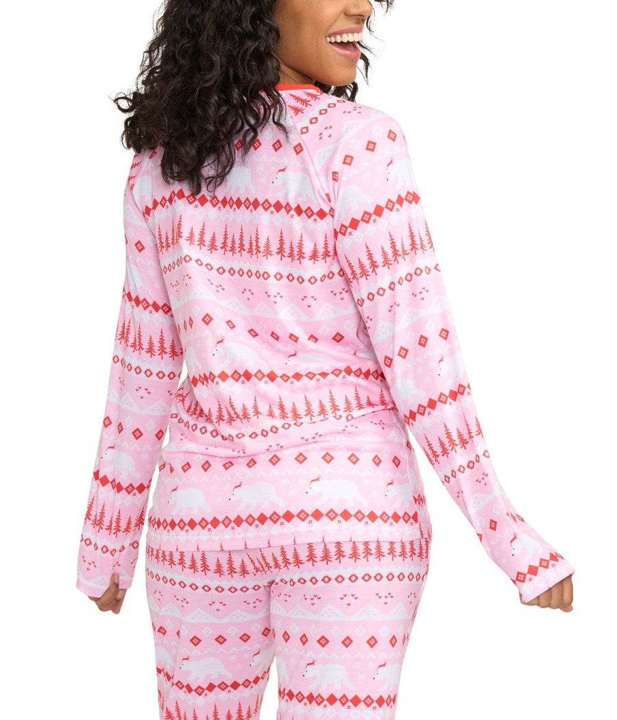 Women's Pink Polar Party Pajama Set