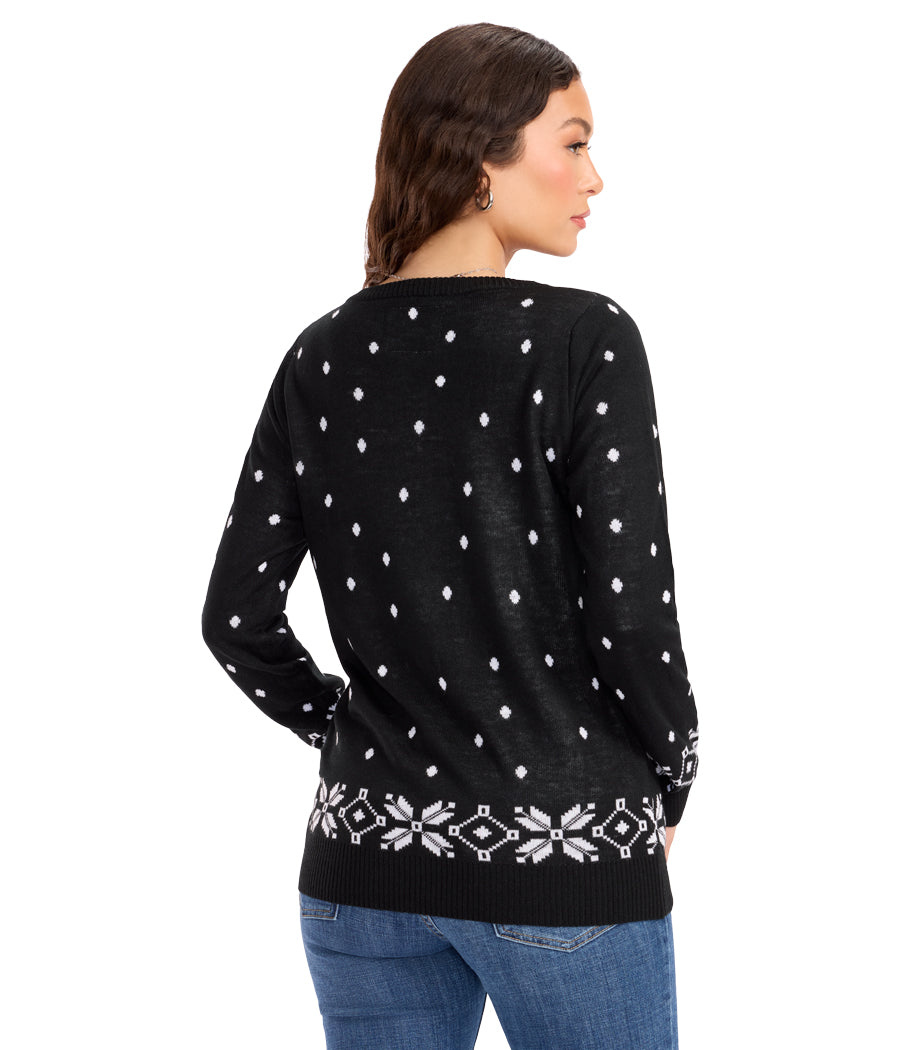 Women's Light Show Light Up Ugly Christmas Sweater Image 2