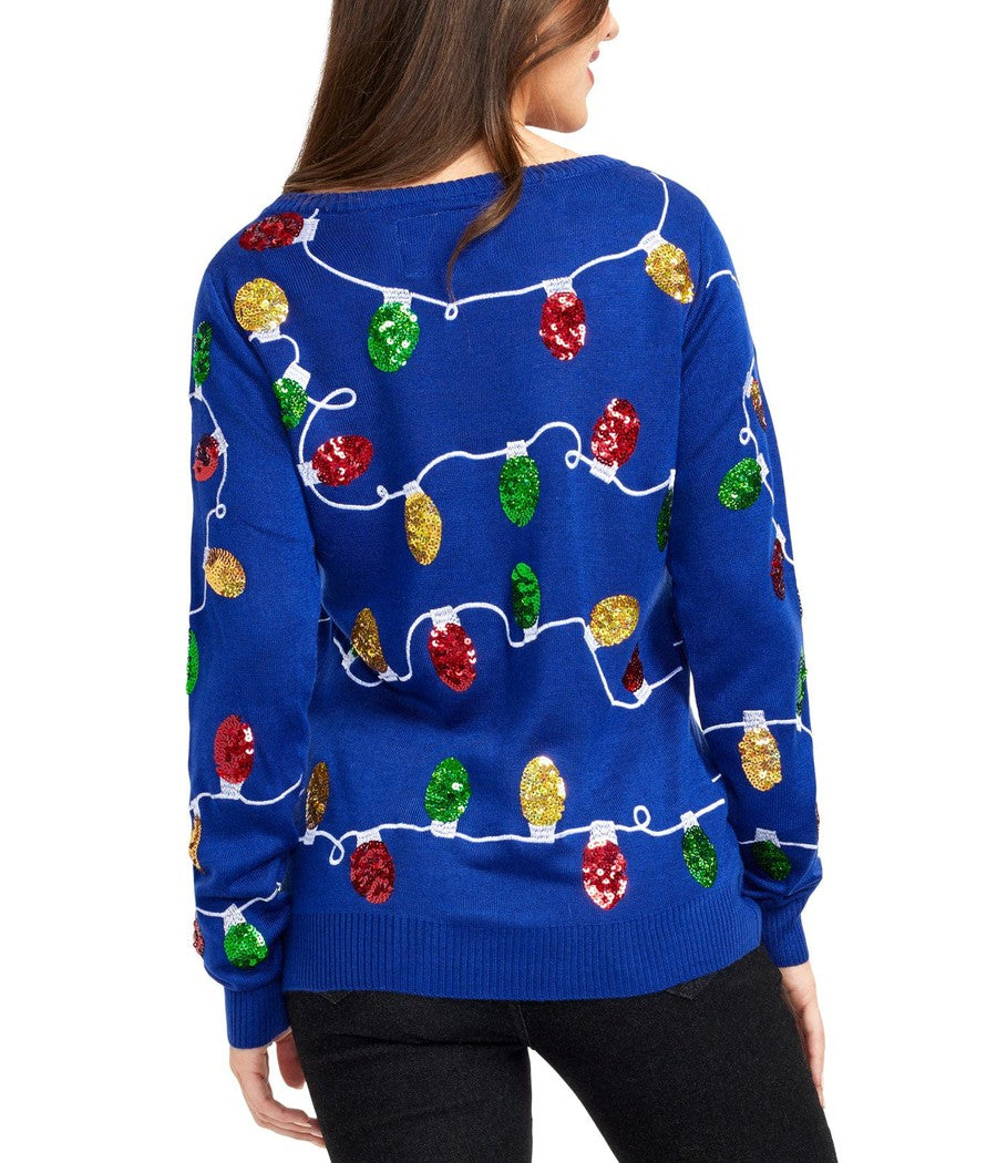 Women's Christmas Lights Ugly Christmas Sweater