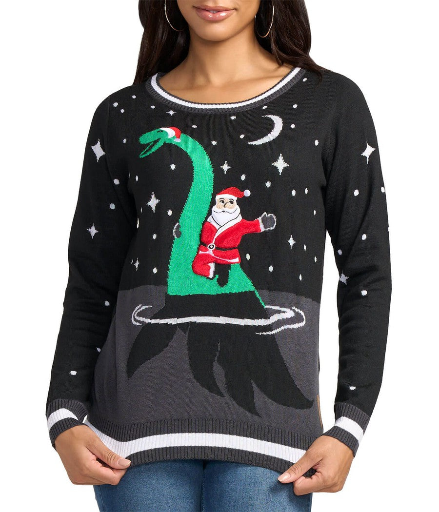 Women's Nessie Ugly Christmas Sweater