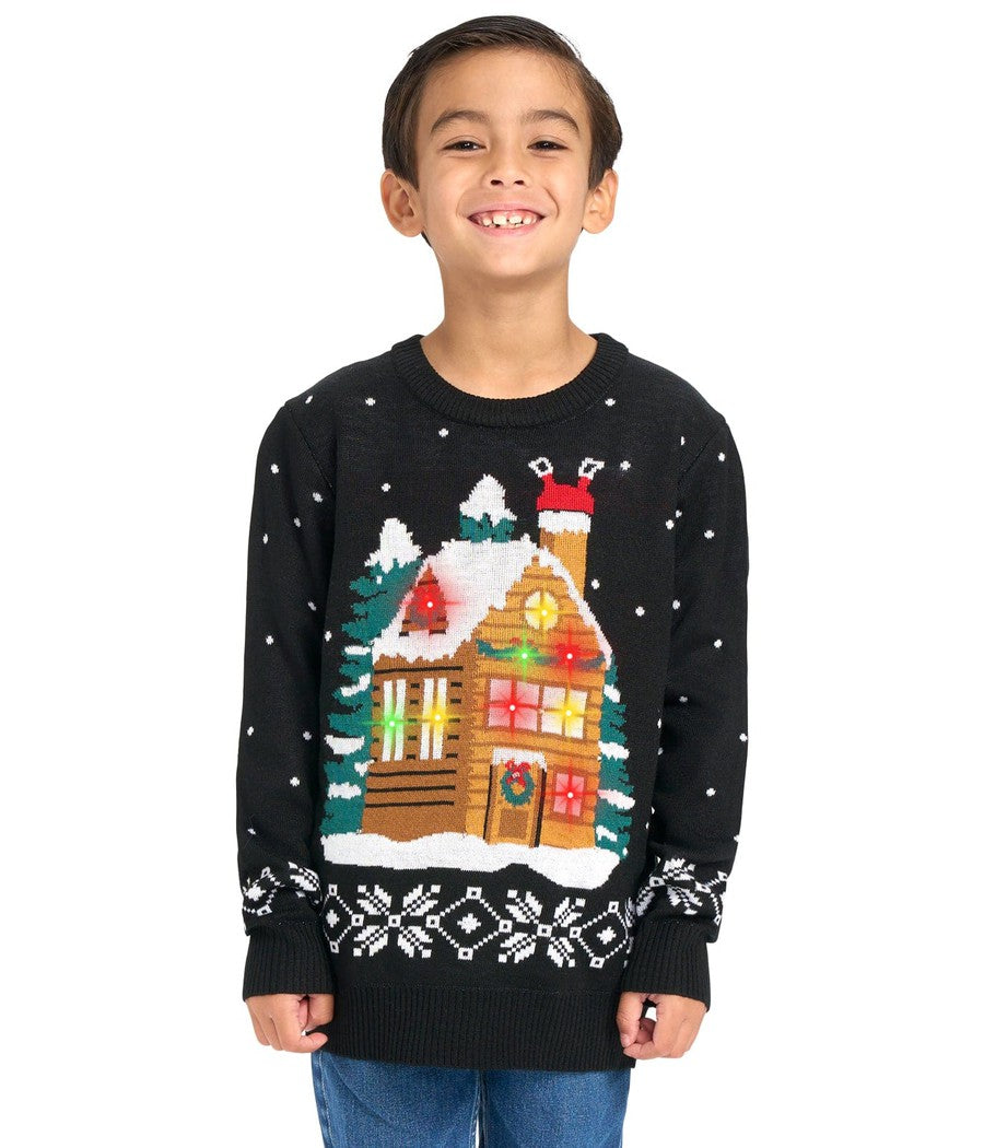 Boy's Light Show Ugly Christmas Sweater