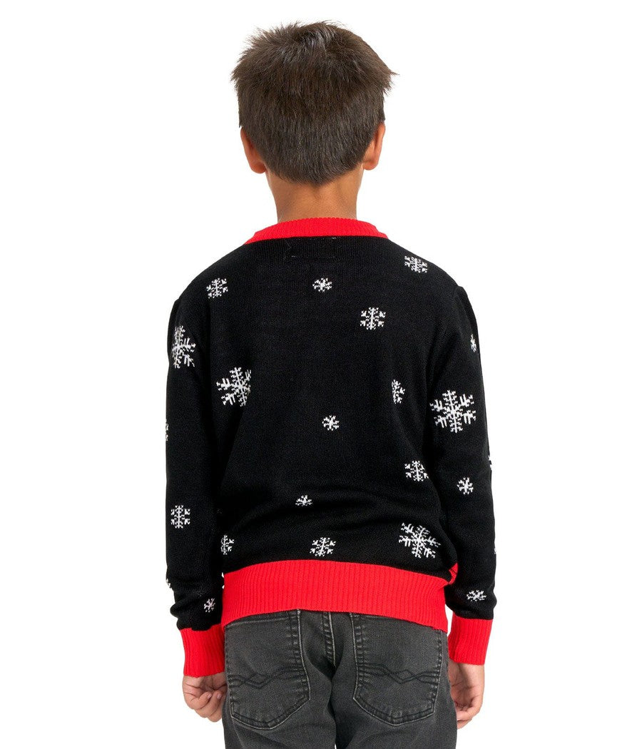 Boy's Leaky Roof Ugly Christmas Sweater Image 2