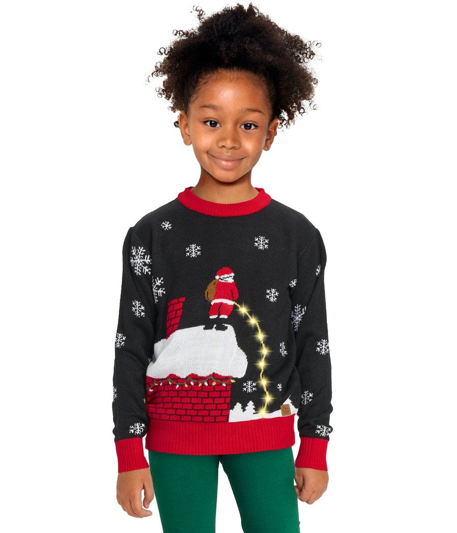 Leaky Roof Ugly Christmas Sweater: Girls Christmas Outfits Tipsy
