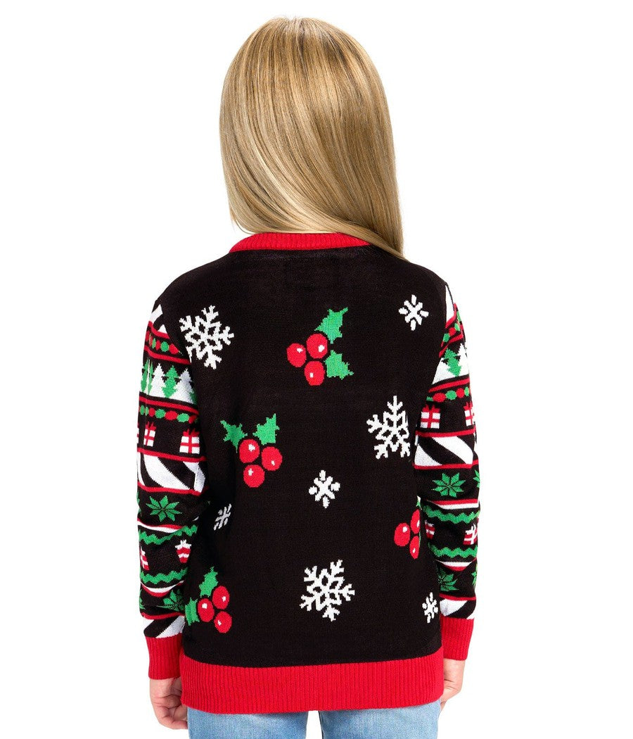 Girl's Dart Board Game Ugly Christmas Sweater Image 2