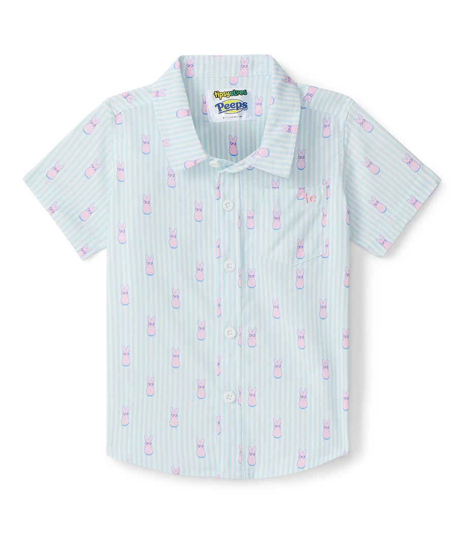 Toddler Boy's PEEPS® Shady Lil' Sugar Button Down Shirt Image 2