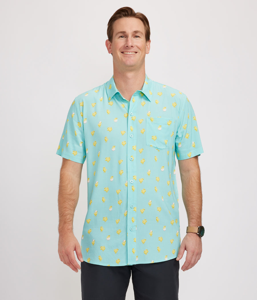Men's Chick Magnet Button Down Shirt Image 2
