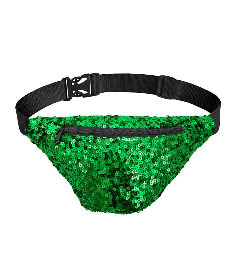 Green Sequin Fanny Pack Primary Image