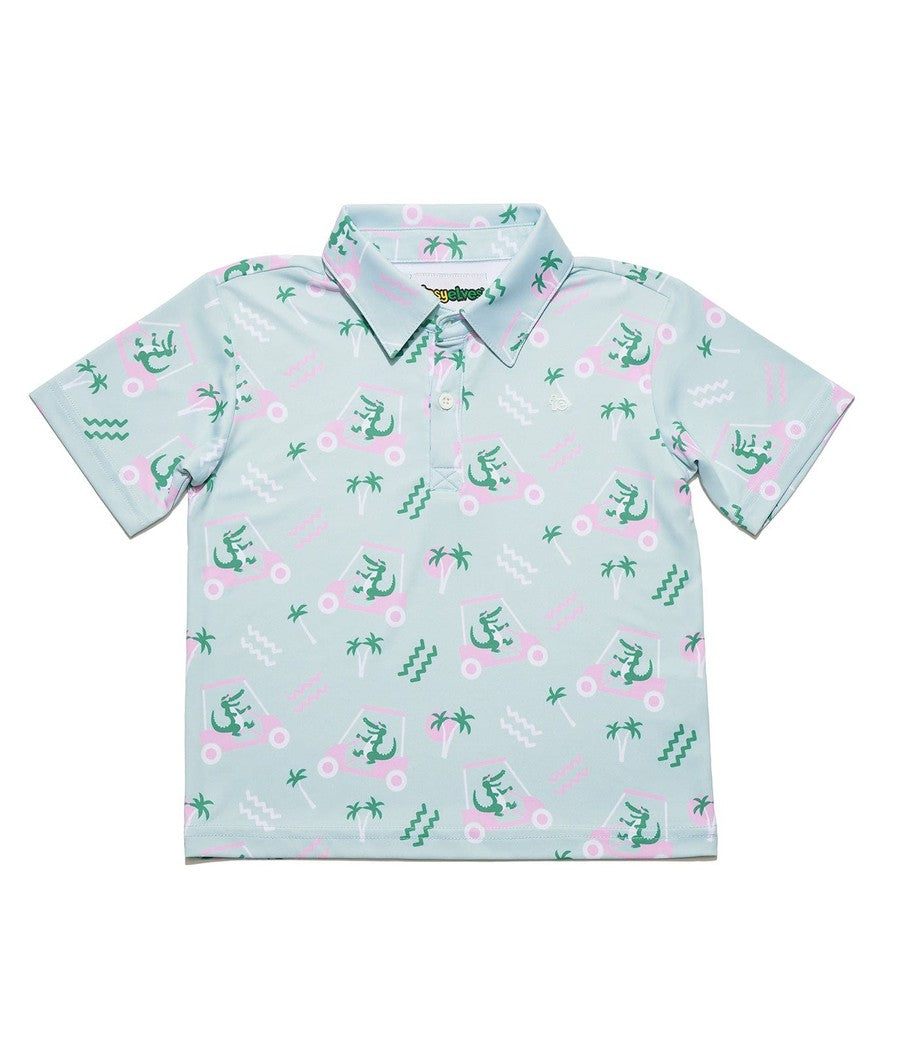 Toddler golf polo top