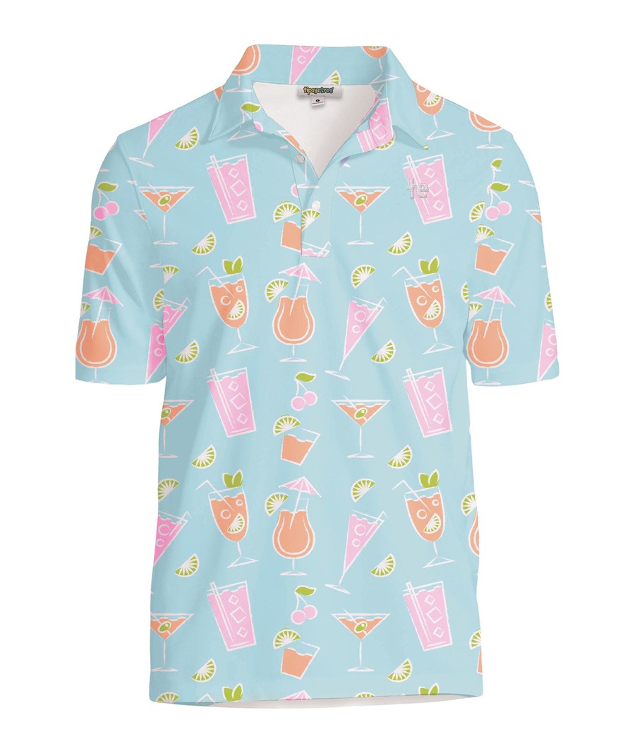 Men's Cocktail Caddy Golf Polo Image 4