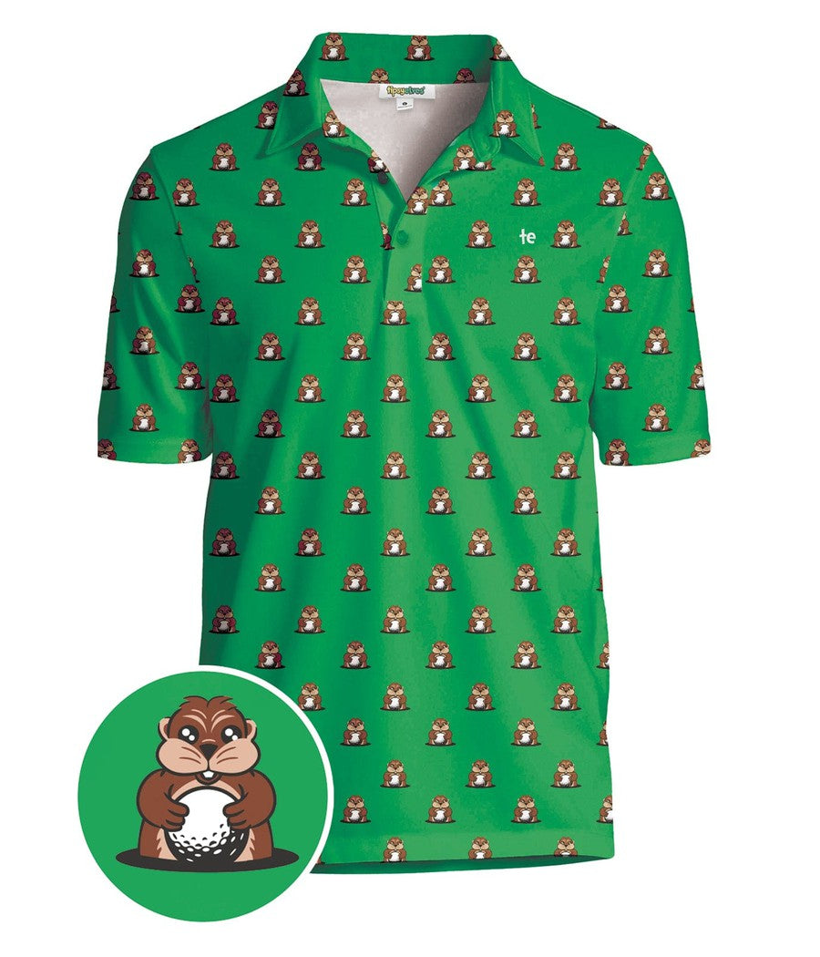 Golpher Golf Polo: Men's Golf Outfits Tipsy Elves