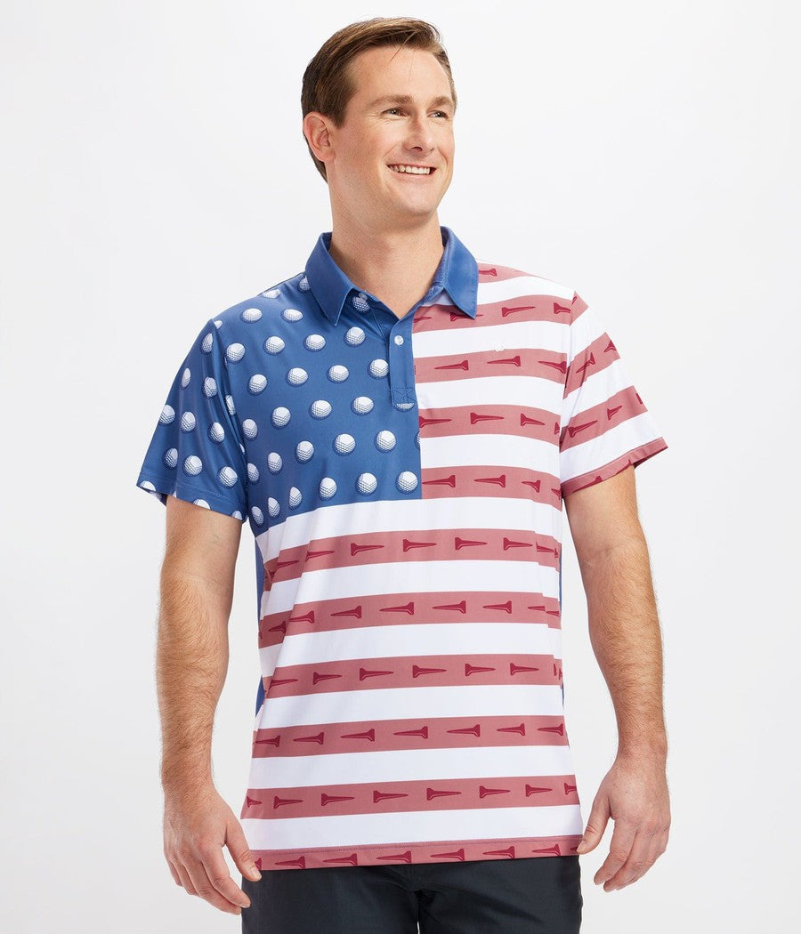 Men's U-S-Ace Golf Polo Image 2