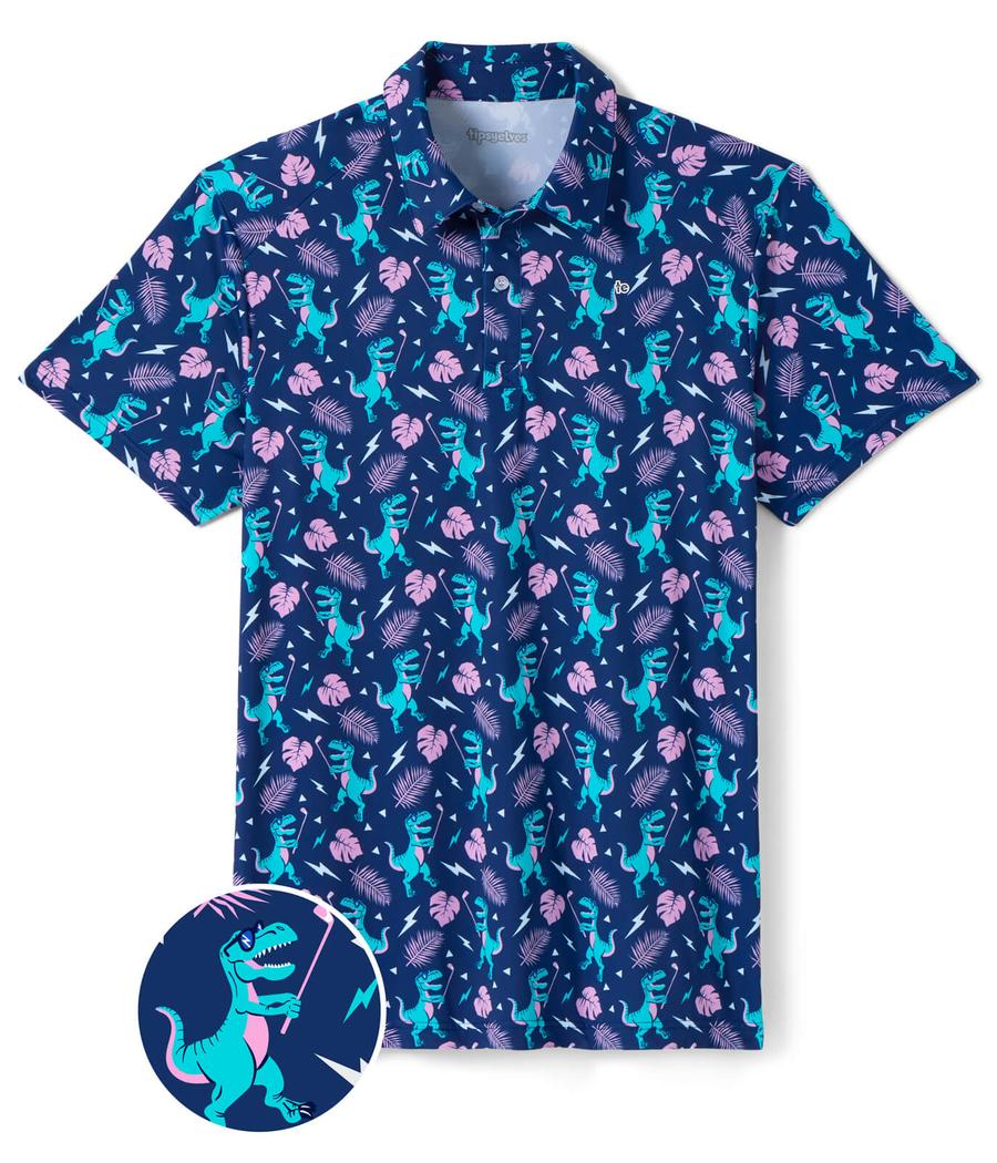 Tee Rex Golf Polo: Men's Golf Outfits | Tipsy Elves