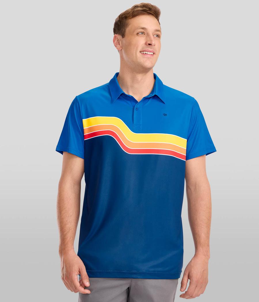 Men's Surfside Slice Golf Polo Image 2