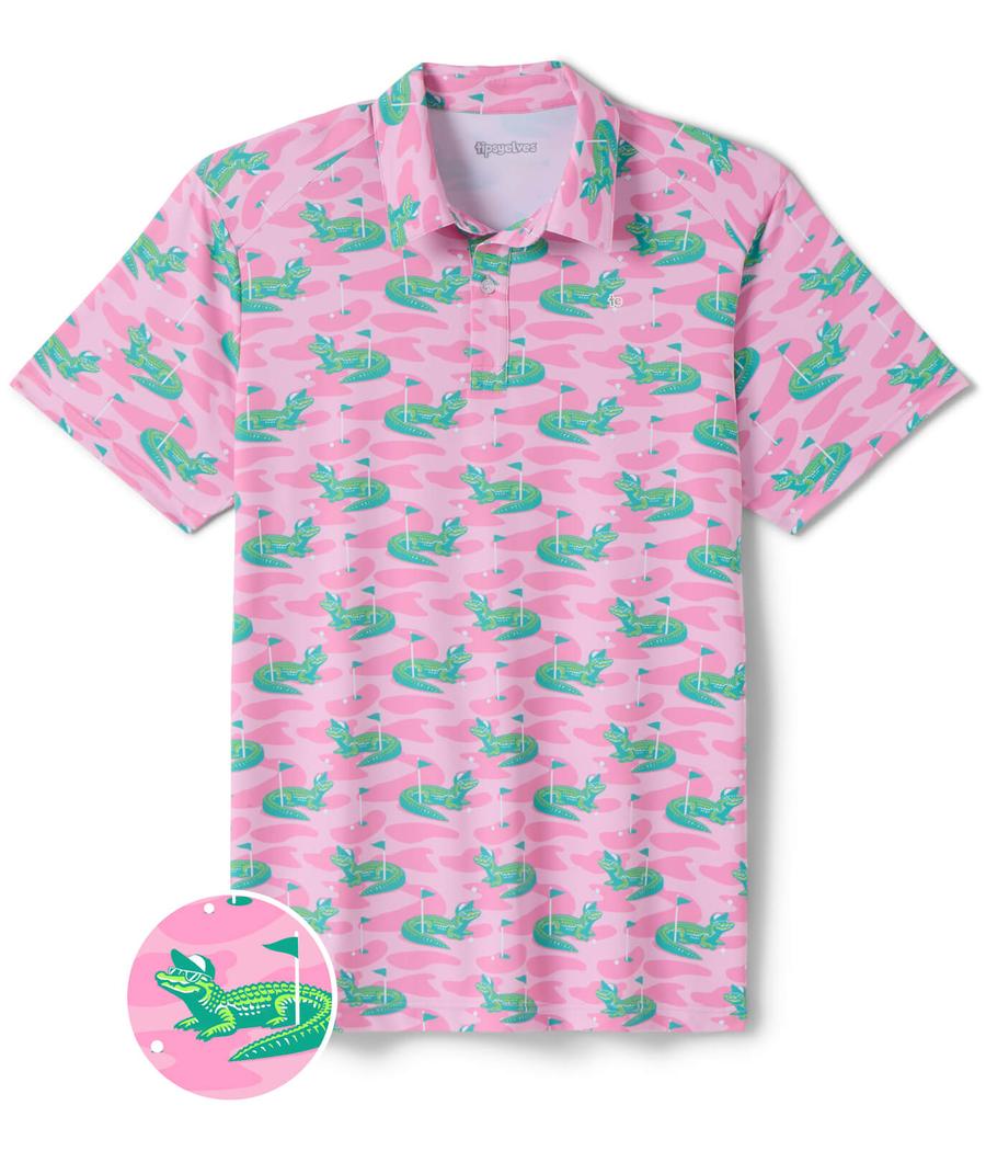 Men's Gator Golfer Golf Polo Image 2