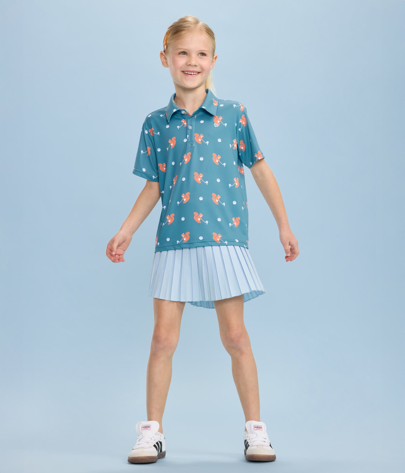 Girl's Squirrel! Golf Polo