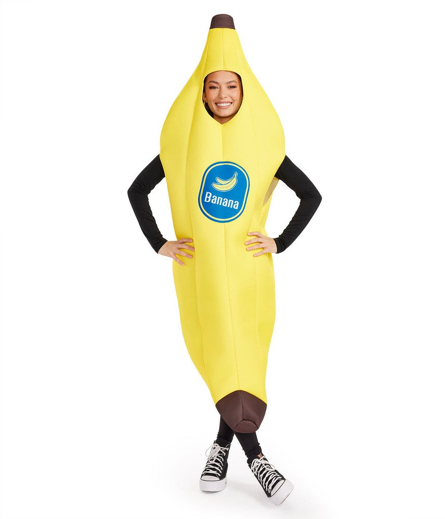 Men's Banana Costume | Fun Halloween Adult Costume | High Strength & Durable Material | Yellow | Tipsy Elves Men's Banana Costume | Fun Halloween Adult Costume | High Strength & Durable Material | Yellow | Tipsy Elves