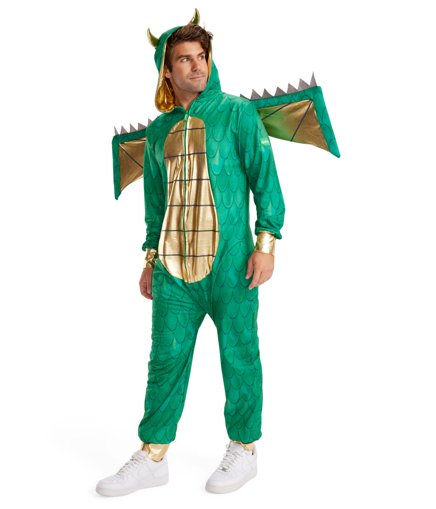 Men's Dragon Costume | Fun Halloween Adult Costume | High Strength & Durable Material | Green | Tipsy Elves Men's Dragon Costume | Fun Halloween Adult Costume | High Strength & Durable Material | Green | Tipsy Elves