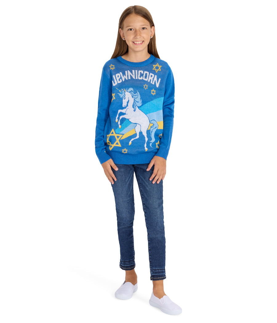 Girl's Jewnicorn Sweater