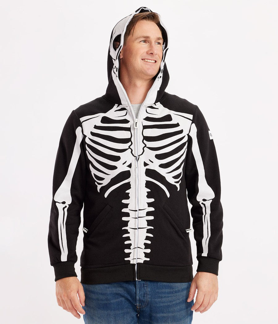 Skeleton Hoodie: Men's Halloween Outfits Tipsy Elves