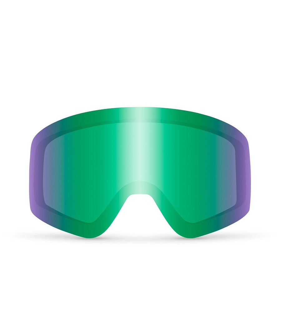 Green CASCADE Snow Goggle Lens