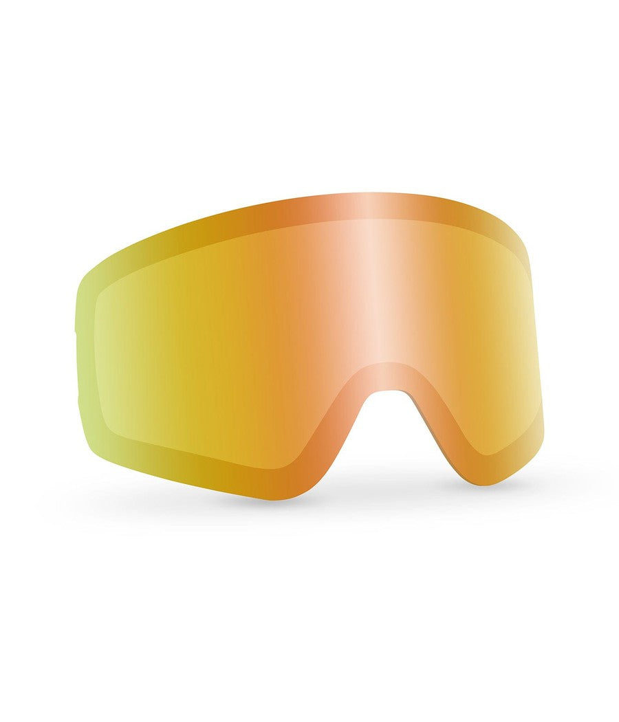 gold ski goggles Yellow CASCADE Snow Goggle Lens