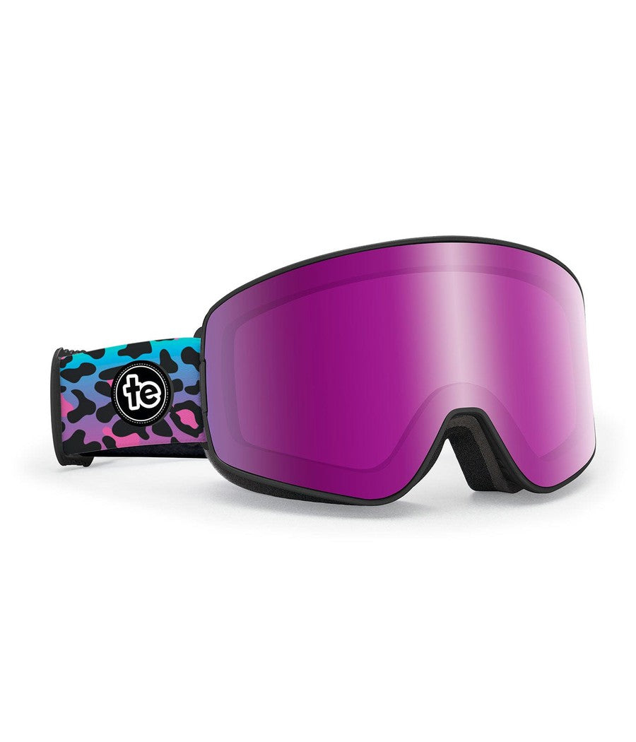 90's Leopard CASCADE Snow Goggles