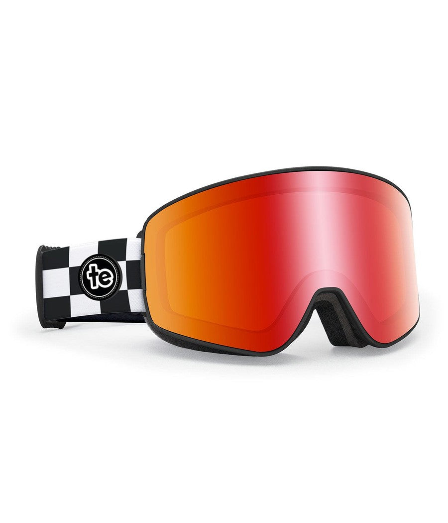 red snowboard goggles Checkpoint CASCADE Snow Goggles