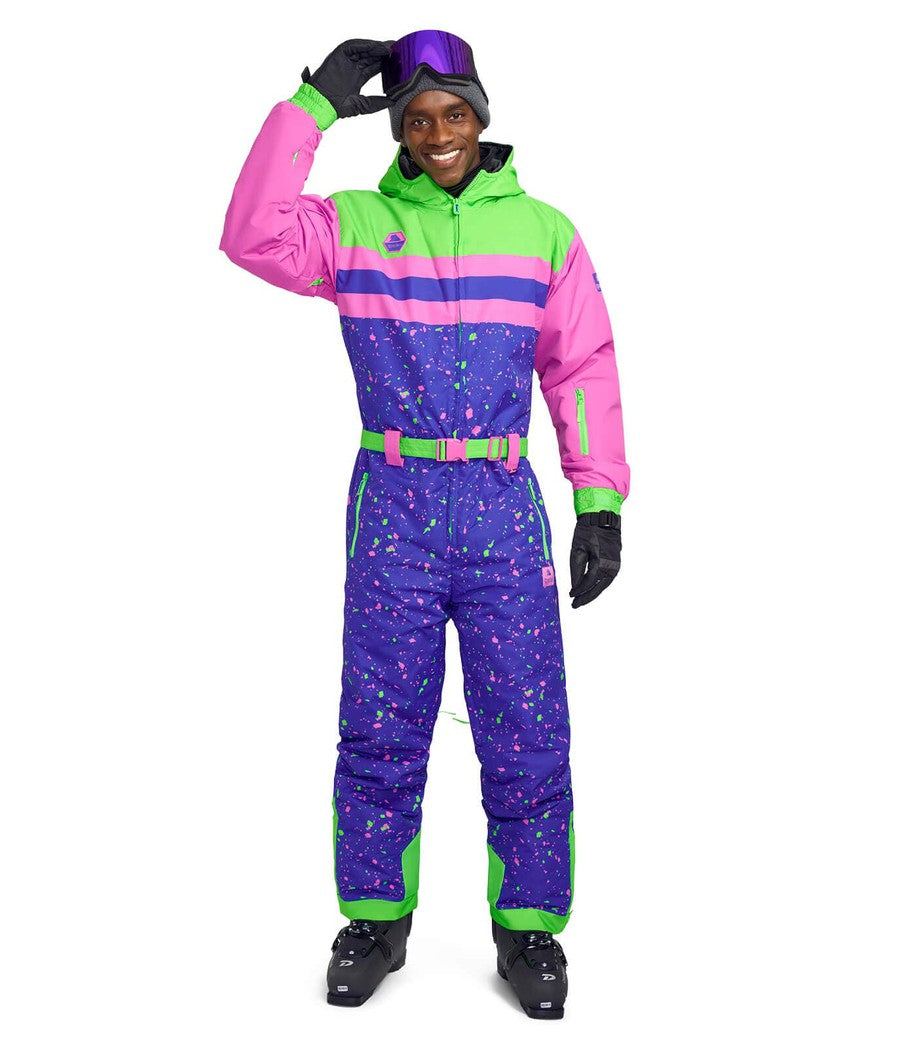 Men Vintage Freestyle Ski Clothing Snowboard Retro Ski Overalls